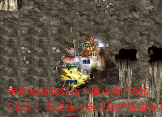 传奇私服BOSS版本库中哪些BOSS必打?高效技巧与装备掉落全解析 传奇私服BOSS版本库中哪些BOSS必打?高效技巧与装备掉落全解析