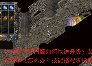 传奇私服怀旧版如何快速升级?装备掉落率低怎么办?技能搭配求指教 传奇私服怀旧版如何快速升级?装备掉落率低怎么办?技能搭配求指教