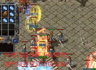传奇35私服新手如何快速升级并获取顶级装备? 传奇35私服新手如何快速升级并获取顶级装备?