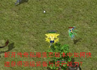 新开传奇私服变态版本中如何快速获得顶级装备与提升战力? 新开传奇私服变态版本中如何快速获得顶级装备与提升战力?