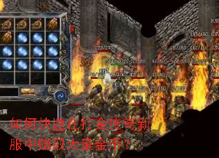 如何快速在打金传奇新服中赚取大量金币? 如何快速在打金传奇新服中赚取大量金币?