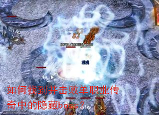 ����ҵ������ܵ�ְҵ�����е�����boss��