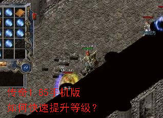 传奇1.85手机版如何快速提升等级? 传奇1.85手机版如何快速提升等级?