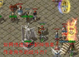 如何快速提升新神佑单作业角色的战斗力? 如何快速提升新神佑单作业角色的战斗力?