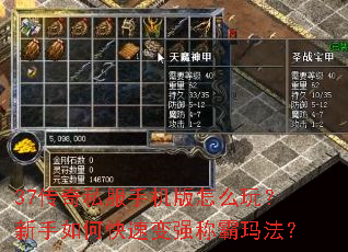 37传奇私服手机版怎么玩?新手如何快速变强称霸玛法? 37传奇私服手机版怎么玩?新手如何快速变强称霸玛法?