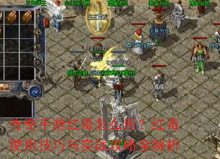 传奇手游红毒怎么用?红毒使用技巧与实战攻略全解析 传奇手游红毒怎么用?红毒使用技巧与实战攻略全解析