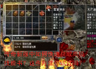 传奇新服中如何快速获取高级技能书?这些方法你试过吗? 传奇新服中如何快速获取高级技能书?这些方法你试过吗?