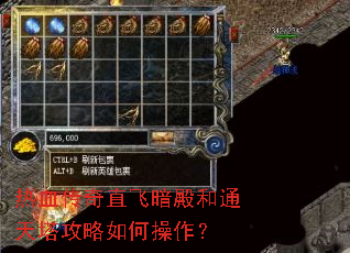 热血传奇直飞暗殿和通天塔攻略如何操作? 热血传奇直飞暗殿和通天塔攻略如何操作?