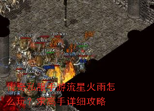 传奇私服手游流星火雨怎么玩?求高手详细攻略 传奇私服手游流星火雨怎么玩?求高手详细攻略
