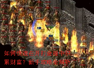 如何快速在开打金服中积累财富?新手攻略全解析 如何快速在开打金服中积累财富?新手攻略全解析