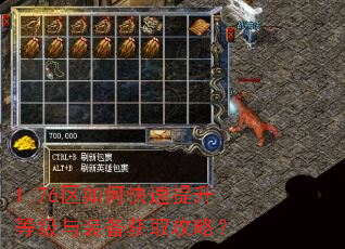 1.76区如何快速提升等级与装备获取攻略? 1.76区如何快速提升等级与装备获取攻略?